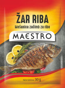 Mešanica začimb Maestro, žar riba, 30 g
