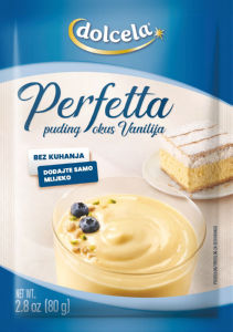 Puding Dolcela, Perfetta, vanilija, 80 g