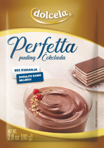 Puding Dolcela, Perfetta, čokolada, 80 g