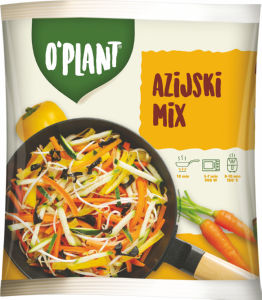 Zelenjavna mešanica O’Plant, azijski mix, zamrznjeno, 400 g