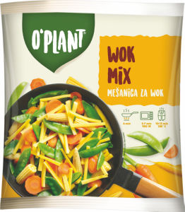 Zelenjavna mešanica O’Plant, wok mix, zamrznjeno, 400 g