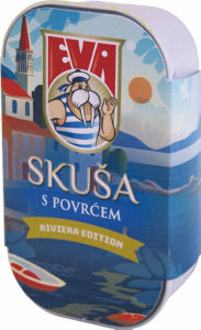Skuša Eva, Riviera, z zelenjavo, 125 g