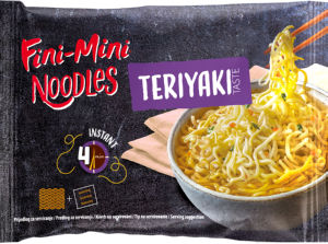 Testenine instant Fini Mini, Noodles, teriyaki, 75 g