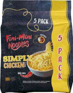 Testenine instant Fini Mini, Noodles, simply chicken, 355 g