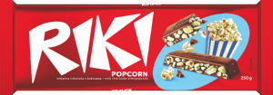 Čokolada mlečna Riki, Popcorn, 250 g