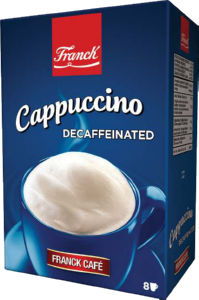 Napitek Franck, Cappuccino, Classic, brez kofeina, 112 g