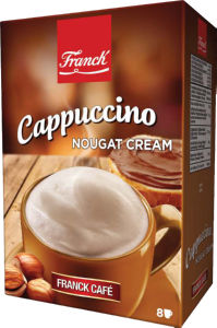 Napitek Franck, Cappuccino, Nougat cream, 148 g