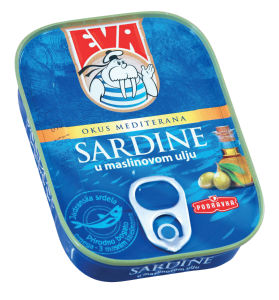 Sardine Eva, v oljčnem olju, 115 g