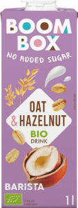 Napitek Bio Boom box, ovseni, lešnik, 1 l