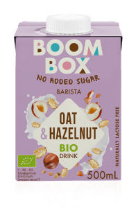 Napitek Bio Boom Box, ovseni, lešnik, 500 ml