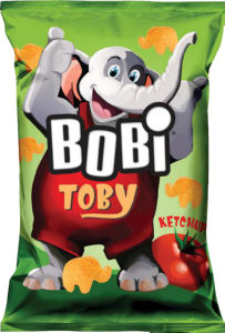 Flips Bobi Toby, ketchup, 40 g