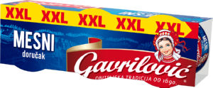 Narezek Gavrilović, mesni zajtrk, XXL, 3 x 150 g