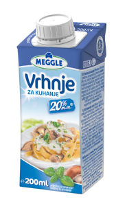 Smetana Meggle za kuhanje, 20% m.m., 200 ml