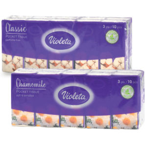 Robčki Premium, classic, troslojni, 10/1