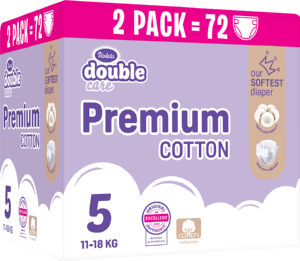 Plenice Violeta, Premium Cotton, maxi pack box, junior 5, 11 – 18 kg, 72/1