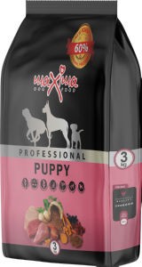 Briketi za mlade pse Maxima, piščanec, 3 kg