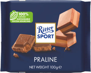 Čokolada Ritter sport, praline, 100 g