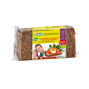 Kruh Bio polnozrnati, rženi, 500 g