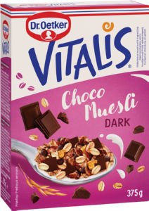 Musli Vitalis, temna čokolada, 375 g