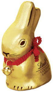 Čokolada, mlečna, zlati zajček, 50 g