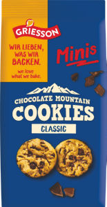 Keksi Griesson, Cookies Minis, Choc & Milk, 125 g