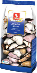 Pecivo mix, glazura, temna čokolada, 600 g