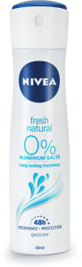 Dezodorant Nivea, ženski, Fresh natural, 150 ml