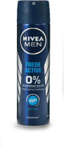 Dezodorant sprey Nivea Men, Fresh Active, 150 ml