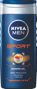 Gel za prhanje Nivea Men, Sport, 250 ml