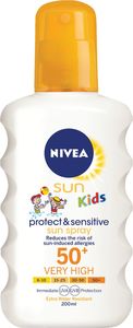 Krema Nivea Sun, Kids, F50+, sprej, 200ml