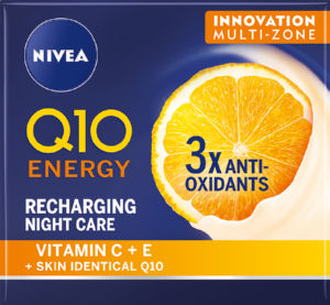 Krema za obraz Nivea, nočna, Q10 Energy, 50 ml