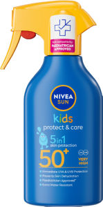 Sprej Nivea Sun, Protect & Care, otroški, ZF 50+, 270 ml