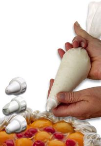 Vrečka za dekoriranje, 20+3 nastavki