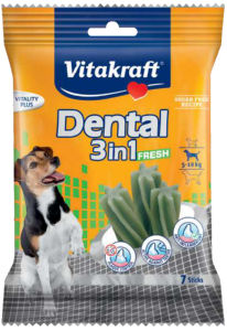 Poslastica Dental stick fresh, 3v1 S, 7/1, 120 g
