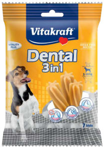 Poslastica Dental stick, 3v1 S, 7/1, 120 g