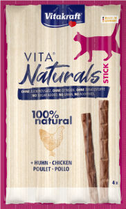 Poslastica naravna za mačke Vita Naturals, 4 x 5 g