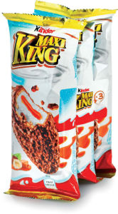 Mlečna rezina Kinder maxi king, 3 x 35 g
