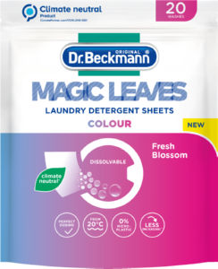 Detergent Dr. Beckmann, Magic Leaves Colour, v lističih, 20/1