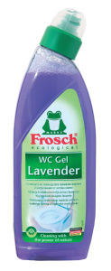 WC čistilo Frosch, lavanda, 750 ml