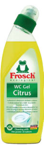 Čistilo WC Frosch, limona, 750ml