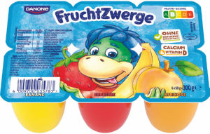 Skuta FruchtZwerge, banana, jagoda, marelica, 6 x 50 g