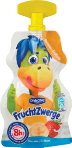 Jogurt Fruchtzwerge, Go, jagoda, banana, 70 g