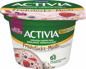 Jogurt Activia, breakfast sadje z muslijem, 170 g