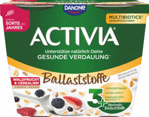 Jogurt Activia, gozdni sadeži z žiti, 4 x 115 g