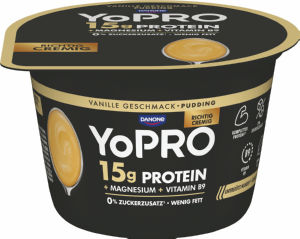 Puding Yopro proteinski, okus vanilija, čokolada lešnik, 150 g