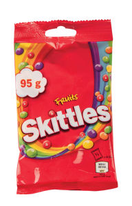 Bonboni Skittles Fruit, 95 g