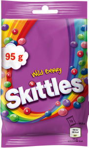 Bonboni Skittles Wild berry, 95 g