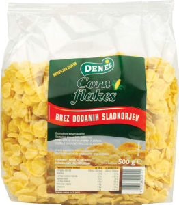 Kosmiči Denel, koruzni, brez dodanega sladkorja, 500 g