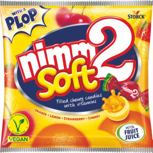 Bonboni Nimm2, soft polnjen, z vitamini, 90 g