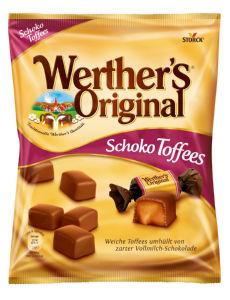Bonboni Werther’s Original, choco toffees, 120 g